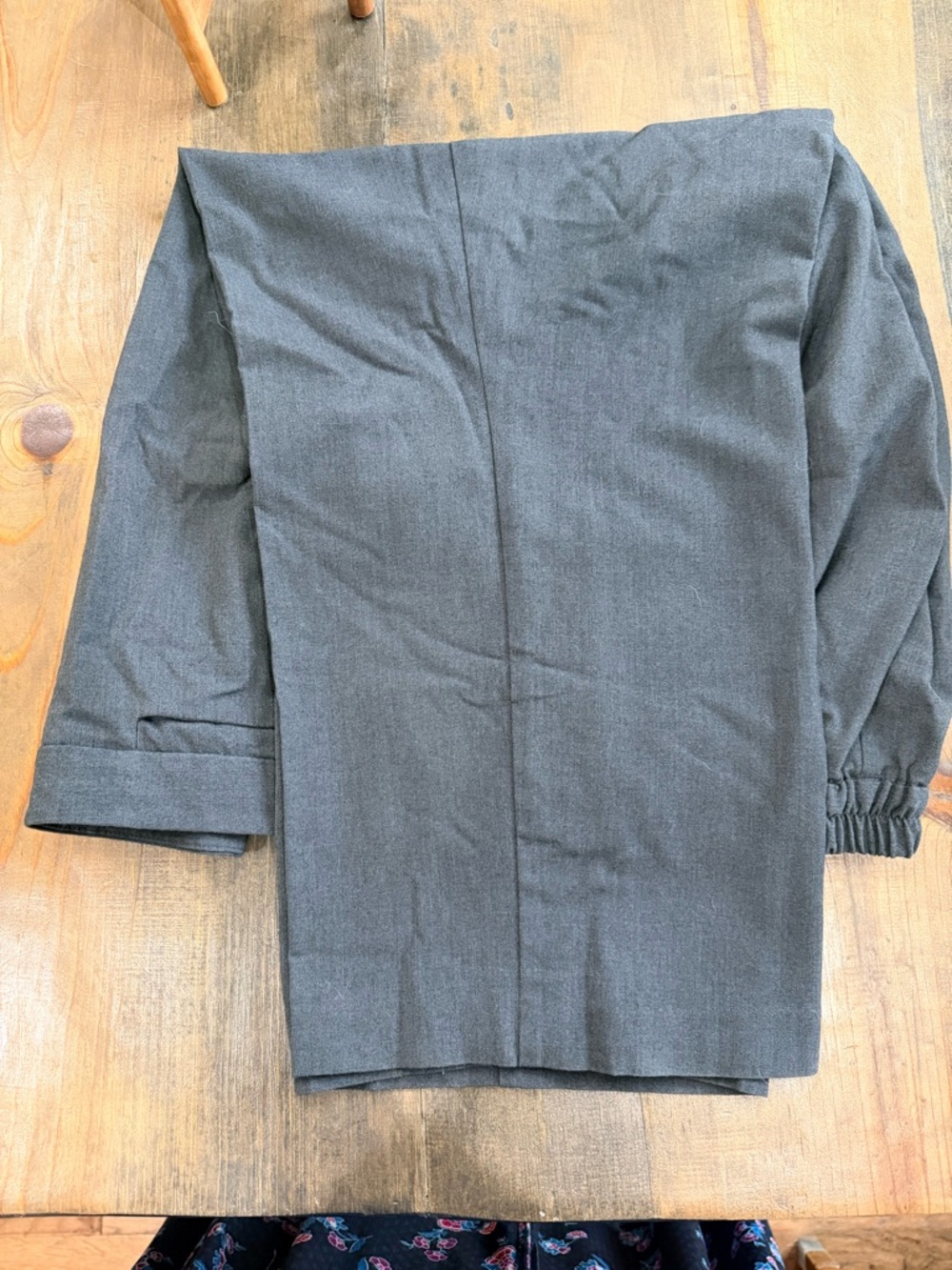 Catherines Charcoal Straight Leg Pants